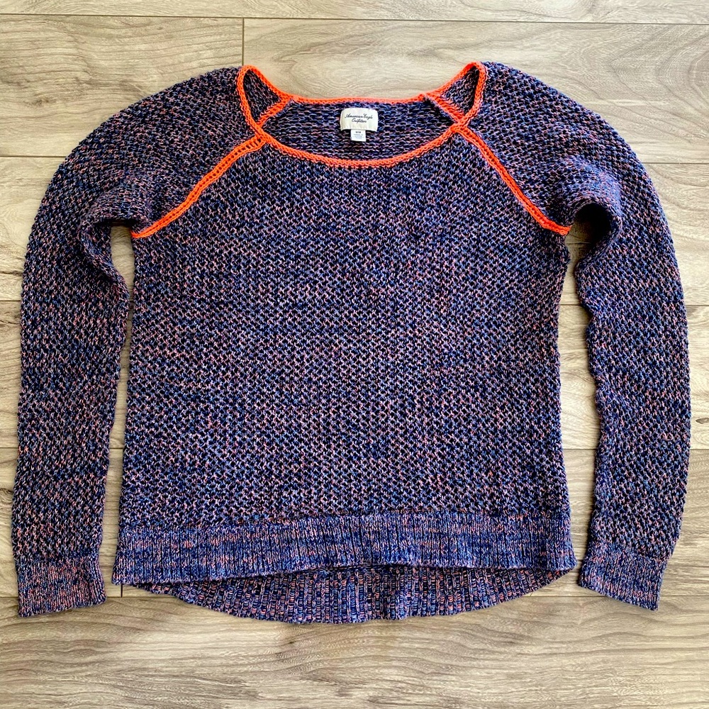 American Eagle Crochet Sweater. Size M.